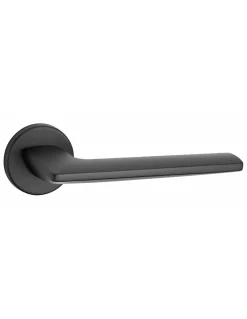 Paire de béquilles Boston pour porte, carré 7mm, noir mat - THIRARD