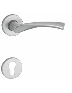 Paire de béquilles Canopee pour porte, carré 7mm, argent - THIRARD