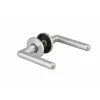 Paire de béquilles Crecy pour porte, carré 7mm, argent - THIRARD