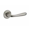 Paire de béquilles Junon pour porte, carré 7mm, nickelé brossé - SP