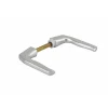 Paire de béquilles pour porte, carré 8mm, argent, 1 portée - THIRARD