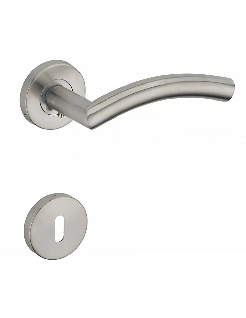 Paire de béquilles pour porte, carré 7mm, inox - THIRARD