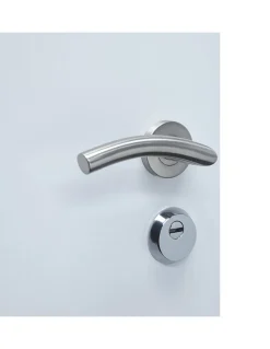 Paire de béquilles pour porte, carré 7x110mm, inox - THIRARD