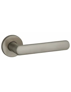 Paire de béquilles Solis pour porte, carré 7mm, nickel satiné - THIRARD