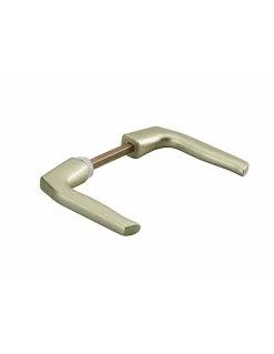 Paire de béquilles Targa pour porte, carré 7mm, 1 portée, or - THIRARD