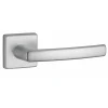 Paire de béquilles Veles pour porte, carré 7mm, argent - THIRARD