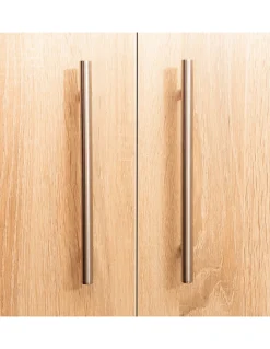 Paire de poignée pour porte battante, entr'axe 300mm, inox - THIRARD