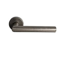 Paire de Poignées sur Rosaces "ANTIQUE ARGENT"- KLOSE besser Inox 304 SILVER - Sans rosaces de fonction