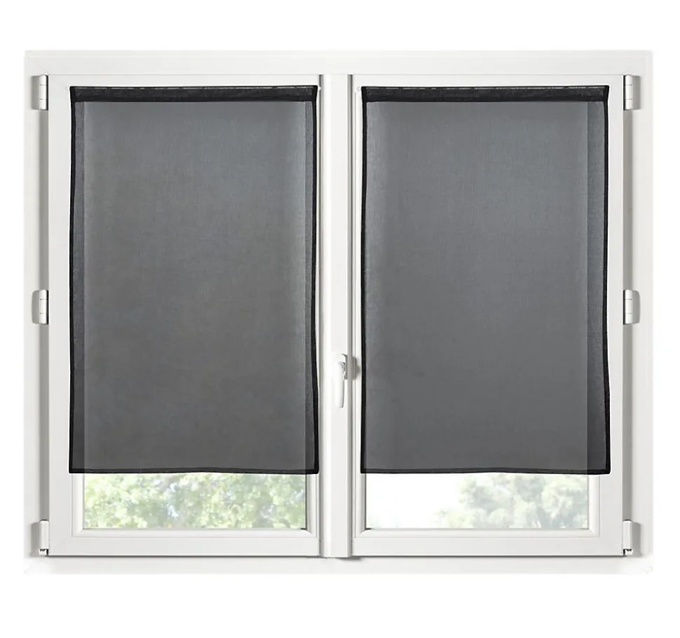 Paire de Rideaux voile uni Brise bise