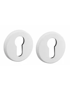 Paire de rosaces, trou de cylindre, blanc - SP