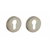 Paire de rosaces, trou de cylindre, inox - THIRARD