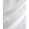 Paire de vitrages unis - 60x140cm - Blanc