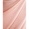 Paire de vitrages unis - 60x140cm - Saumon