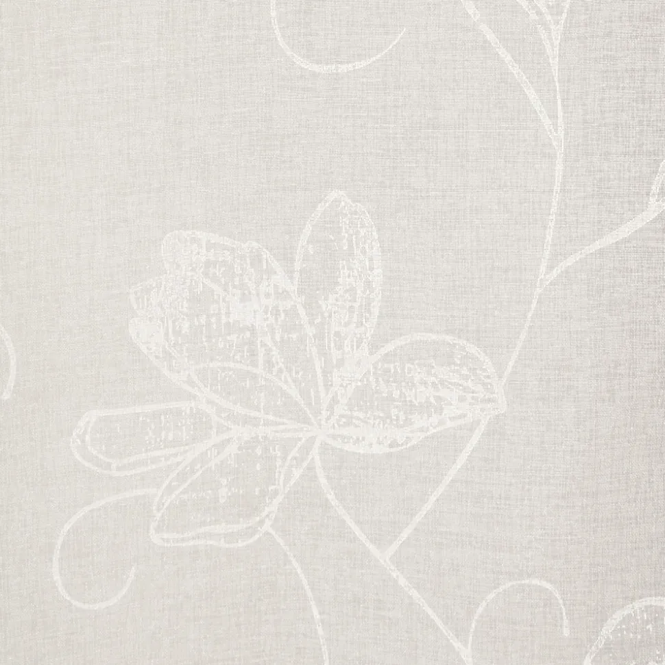 Paire de voilages arabesques en polyester 60x160 cm - Élégance naturelle pour votre intérieur