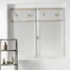 Paire de Voilages Brodés "Betty" 60x90cm Naturel