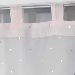 Paire de Voilages "Orion" 60x90cm Rose