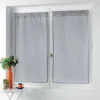 Paire de Voilages "Zazy" 60x160cm Gris