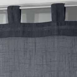 Paire de Voilages "Zazy" 60x160cm Anthracite