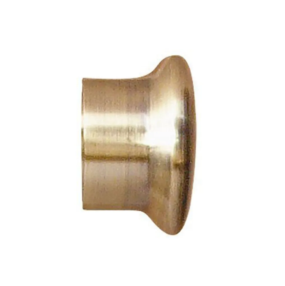Paire d'embouts de tringle en forme de bouchon (Diam. 20 mm - Bronze)