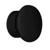 Paire d'embouts de tringle en forme de bouchon (Diam. 20 mm - Noir)