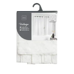 Paire droite passants 2 x 60 x 120 cm maille odilia Sans