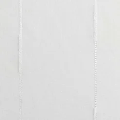 Paire droite passants 2 x 90 x 120 cm voile sable fils chenille linahe Blanc