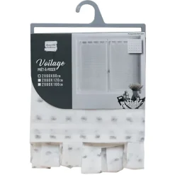 Paire Voilages 2 x Pomponella - Douceur d'Intérieur