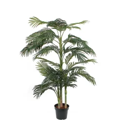 Palmier vert artificiel en pot plastique ø145 x h.190 cm