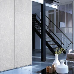 Panneau japonais arbre blanc l.45 x H.260 cm