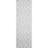 Panneau japonais Curve blanc et gris l.45 x H.260cm Madeco