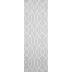 Panneau japonais Curve blanc et gris l.45 x H.260cm Madeco