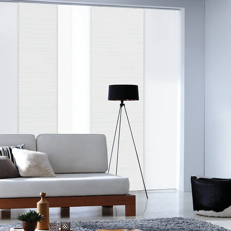 Panneau japonais loft blanc l.45 x H.260 cm