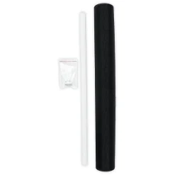Panneau japonais tamisant Madeco Luxe noir l.45 x H.260 cm