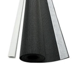 Panneau japonais tamisant Madeco Luxe noir l.45 x H.260 cm