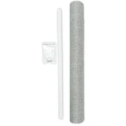 Panneau japonais tamisant uni chiné gris l.45 x H.260cm Madeco