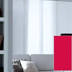 Panneau japonais tamisant Luxe rouge l.45 x H.260cm Madeco