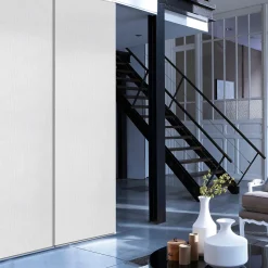 Panneau japonais thermique uni blanc l.45 x H.260cm Madeco