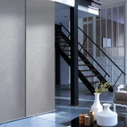 Panneau japonais uni gris l.45 x H.260 cm
