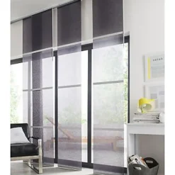 Panneau japonais Voile gris l.45 x H.260cm
