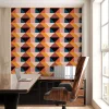 Papier peint à motifs géométriques Tido des années 70 - 510x260 cm (l x h)