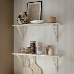 Papier peint à peindre vinyle intissé à rayures blanc L. 2500 x l. 106 cm GoodHome Haddon