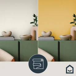 Papier peint à peindre vinyle intissé texturé blanc L. 2500 x l. 106 cm GoodHome Liatris