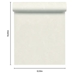 Papier peint à peindre vinyle intissé, texturé L.1000 x l.53cm, GoodHome Liatris