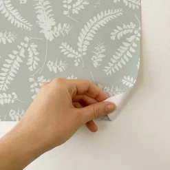 Papier peint adhésif feuillage vert en vinyle lavable et amovible - 1 rouleau 50x300 cm - Decochic