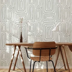 Papier peint adhésif ligne d'encre vert en vinyle lavable et amovible - 1 rouleau 50x300 cm - Decochic