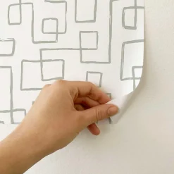 Papier peint adhésif équilibre vert en vinyle lavable et amovible - 1 rouleau 50x300 cm - Decochic