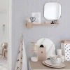 Papier peint adhésif scandinave gris et blanc en vinyle lavable et amovible - 1 rouleau 50x300 cm - Decochic