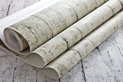 Papier peint aspect bois EDEM 81108BR05 papier peint gaufré à chaud avec dos intissé légèrement texturé au style shabby chic mat b