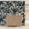 Papier peint avec plantes tropicales et toucans - 255x260 cm (l x h)
