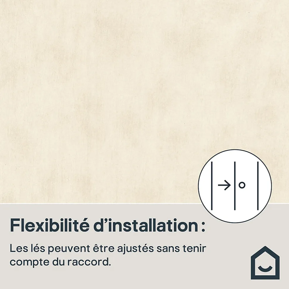 Papier peint Balisi beige mat L.10m x l.53 cm GoodHome